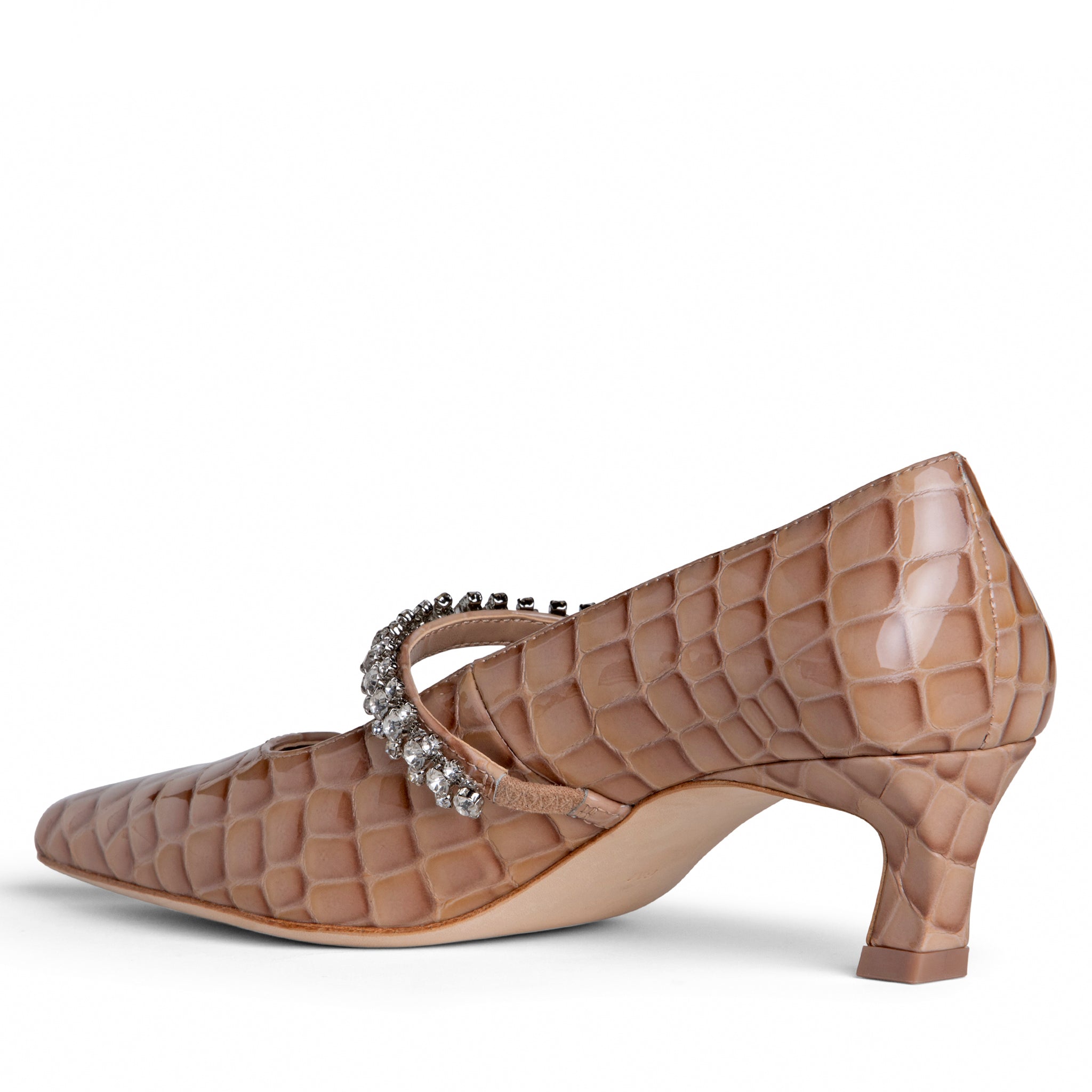 Antonella Embossed Leather Pump