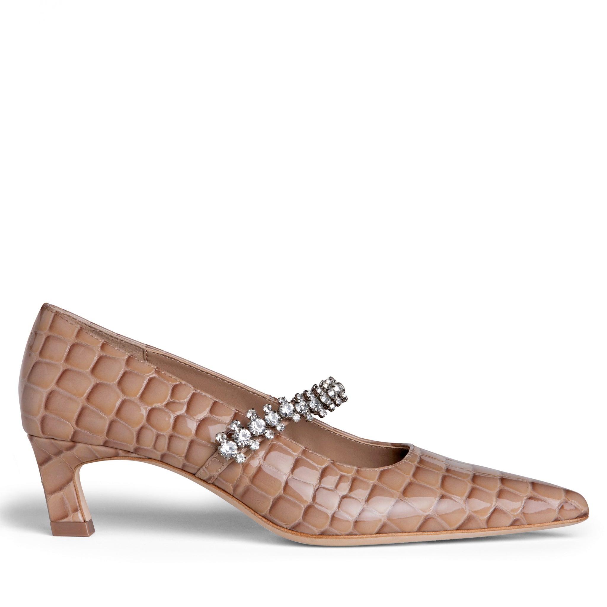 Antonella Embossed Leather Pump