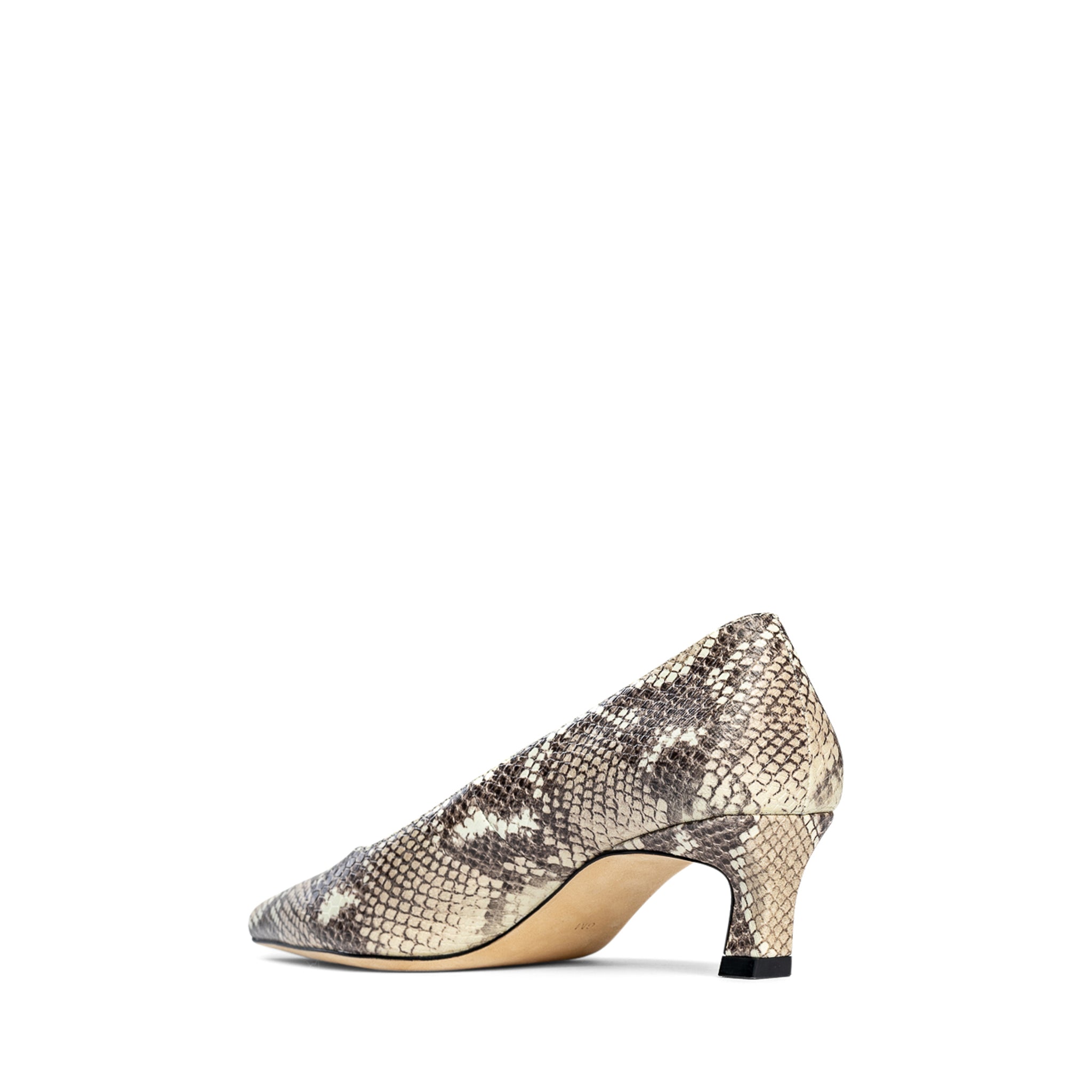 Nellie in snake embossed leather