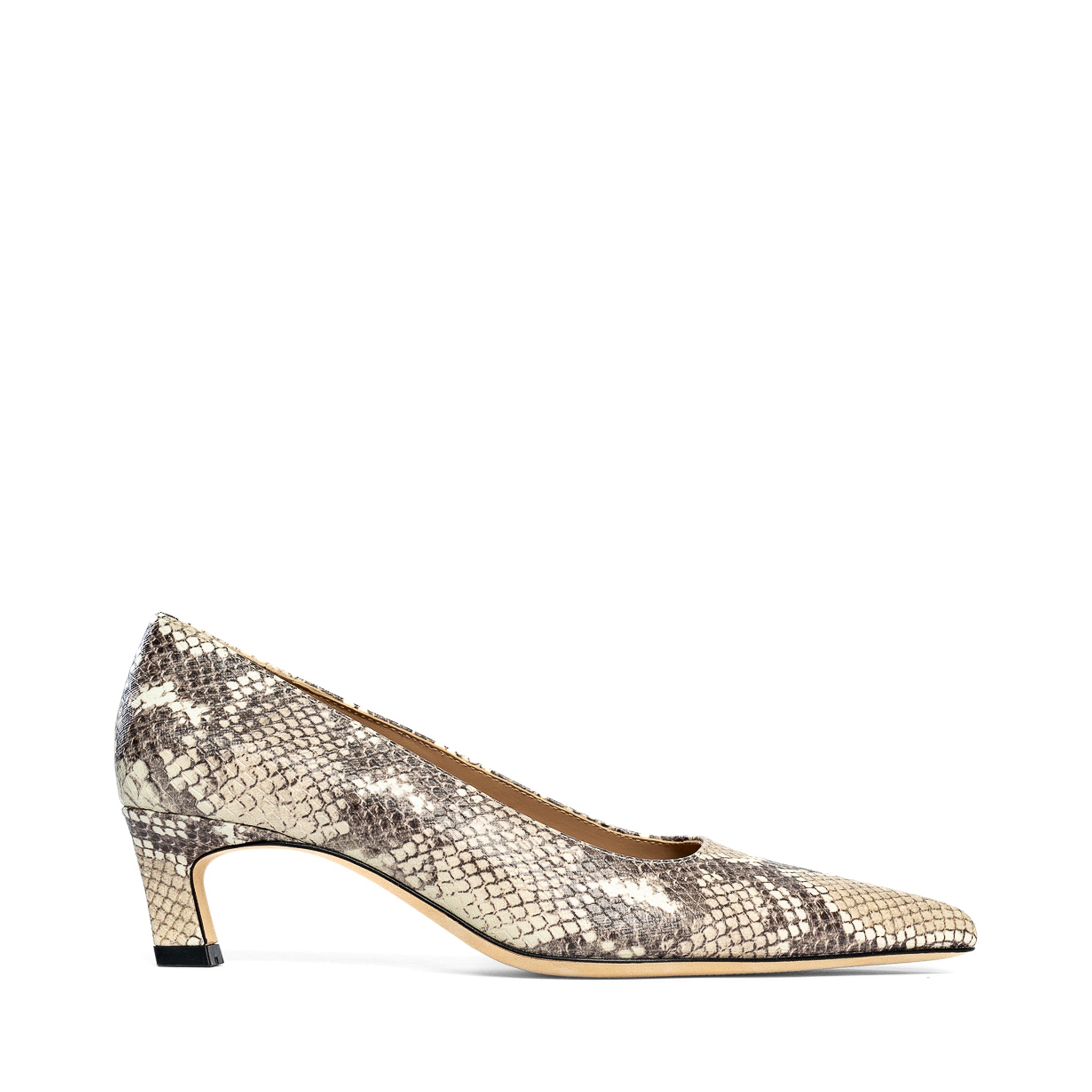 Nellie in snake embossed leather