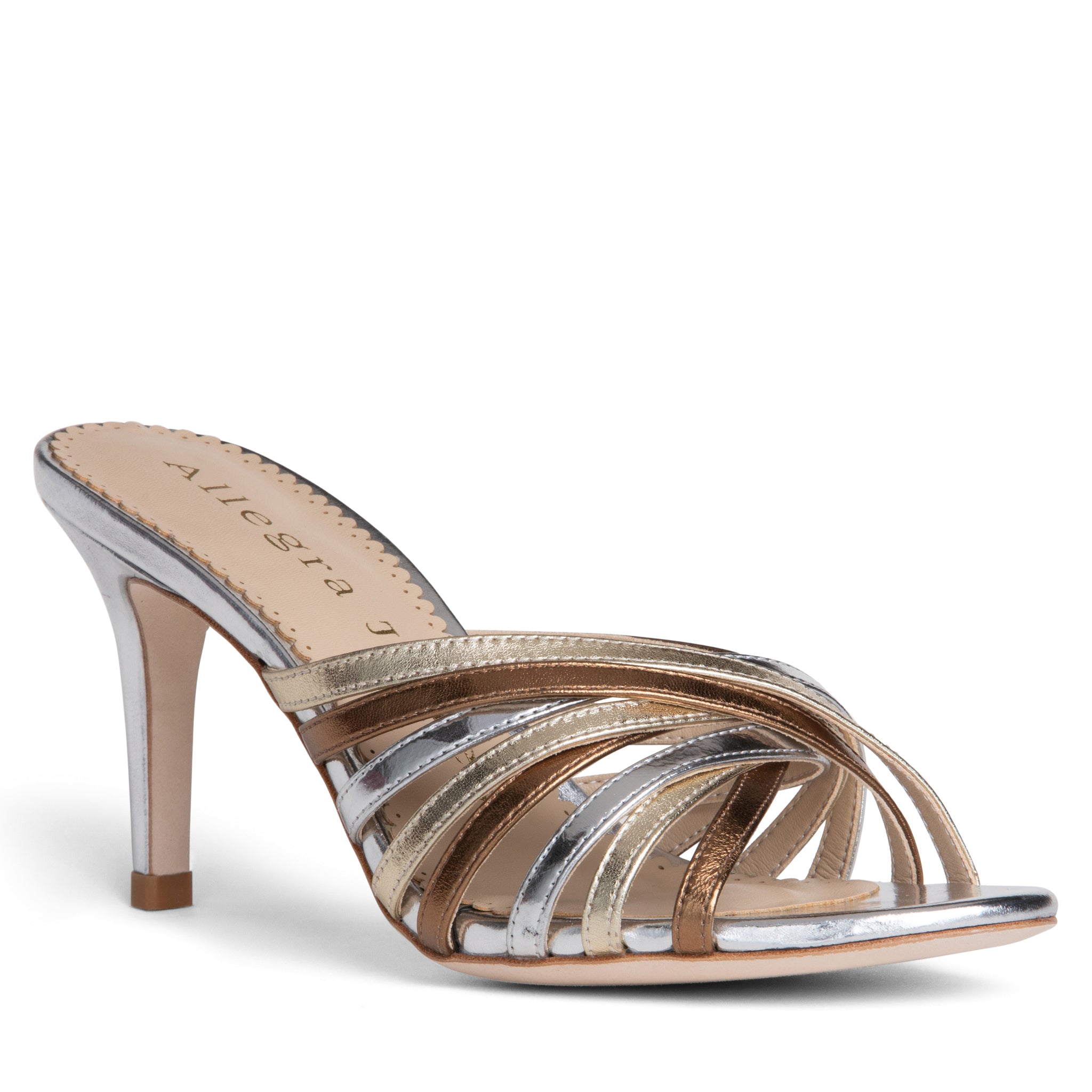 Lili gold strappy sandal