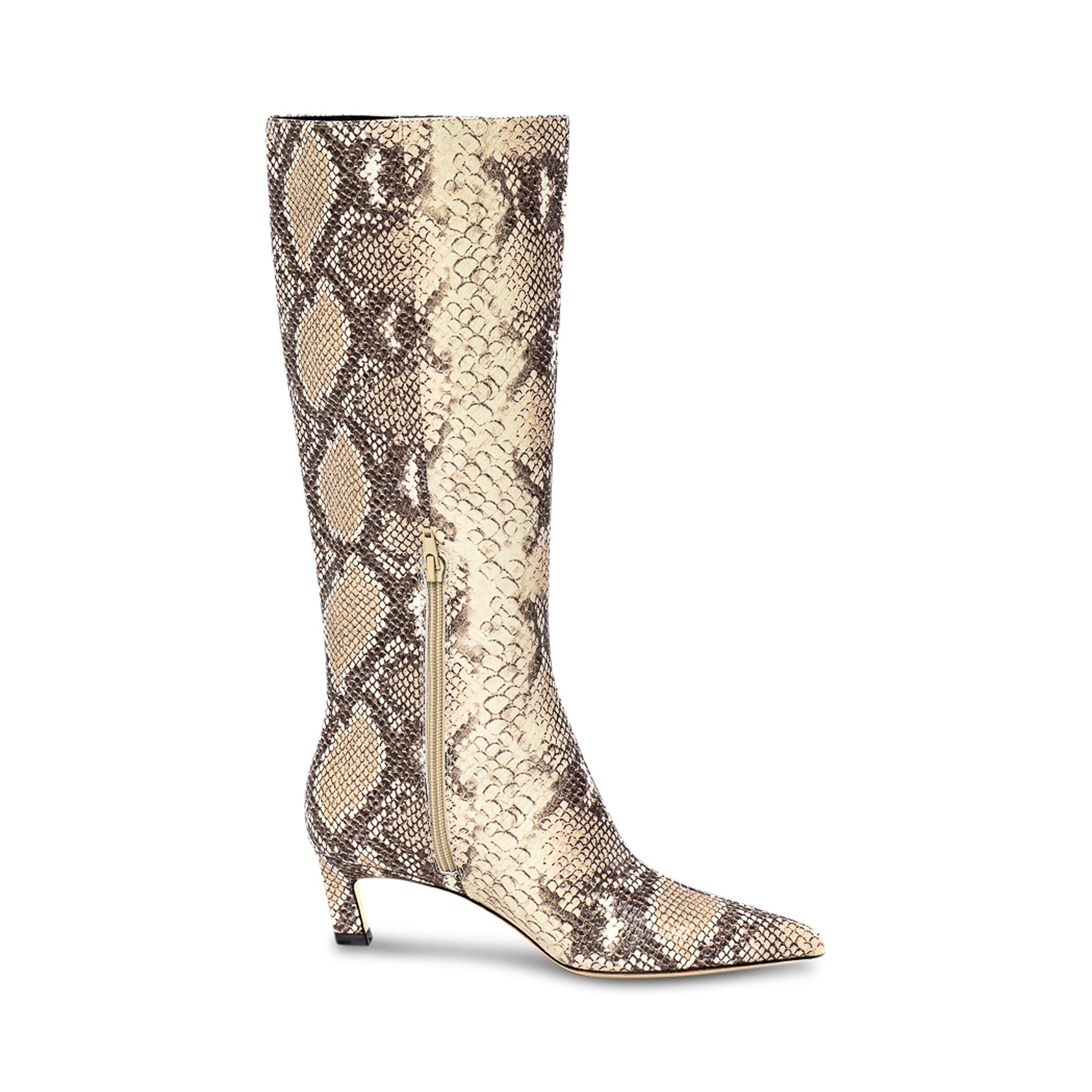 Bella in snake embossed leather
