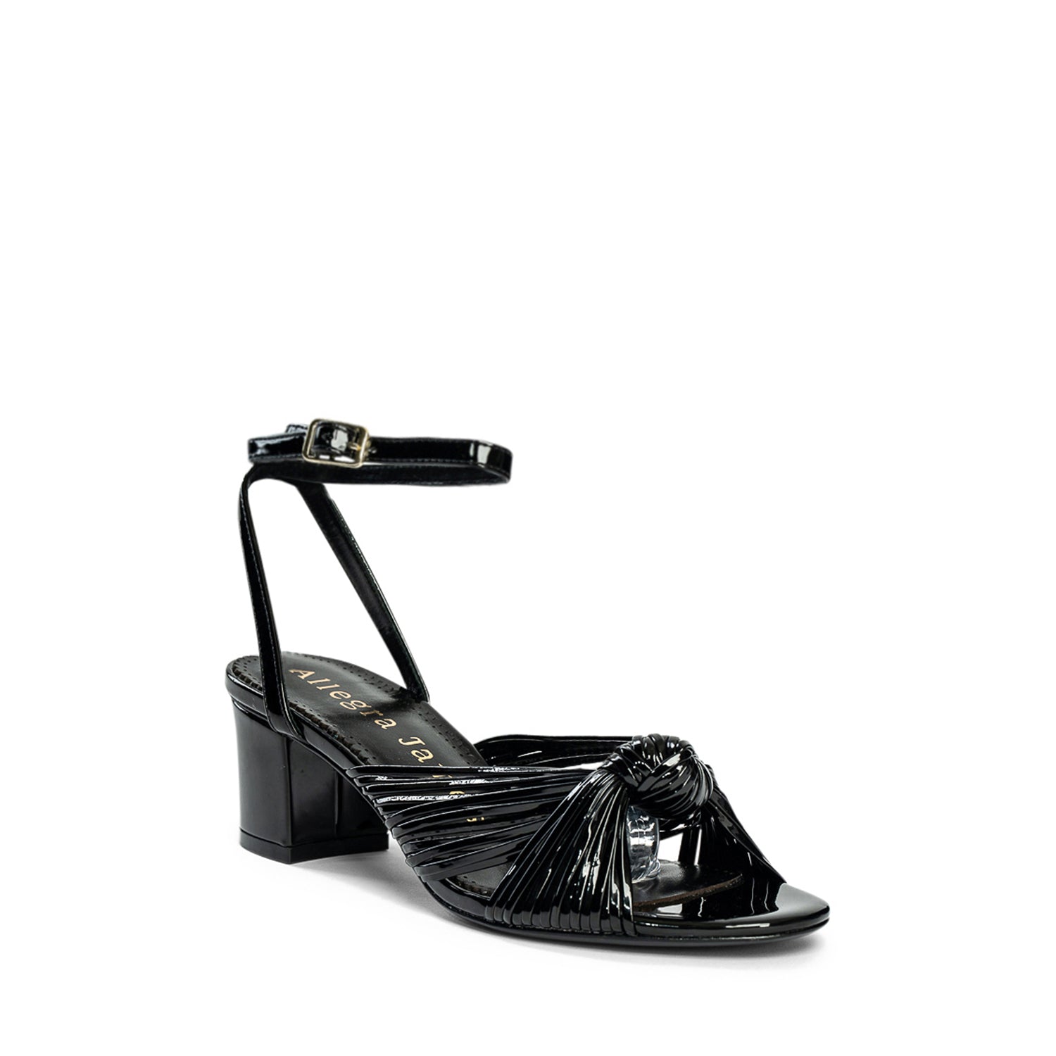 Lyala Black Leather Sandal