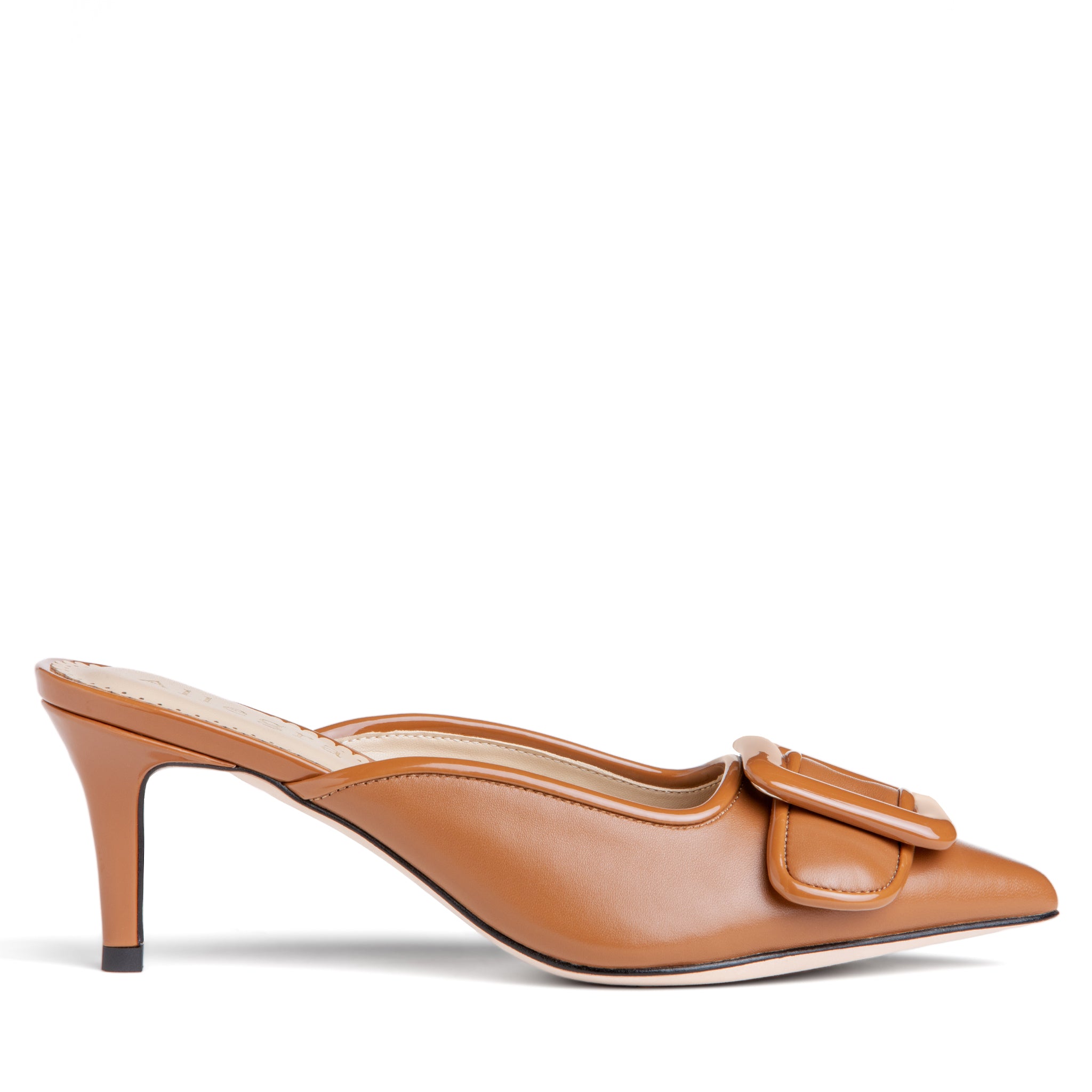 Cara in cognac brown leather