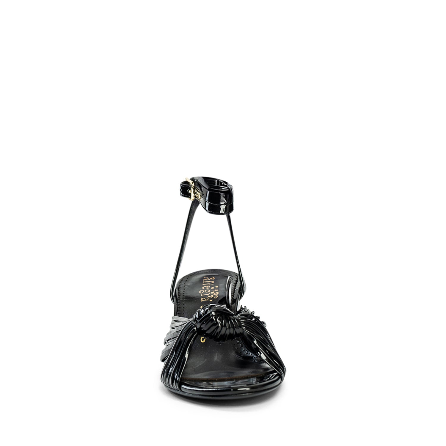 Lyala Black Leather Sandal