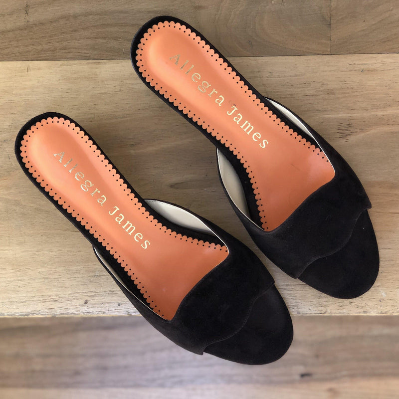 LORA slide in brown suede - Allegra James
