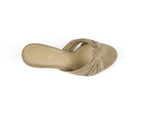 DOROTHY in nude vegan suede - Allegra James
