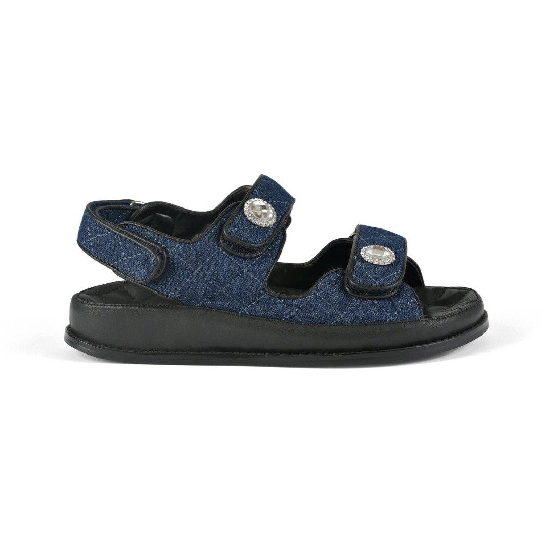 CAMI in quilted denim - Allegra James