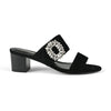 SADIE in black suede - Allegra James
