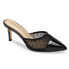 MALLY black polka dot and black patent - Allegra James