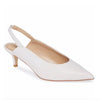 CELINE slingback in white leather - Allegra James