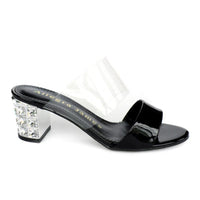 ANNE in black patent - Allegra James