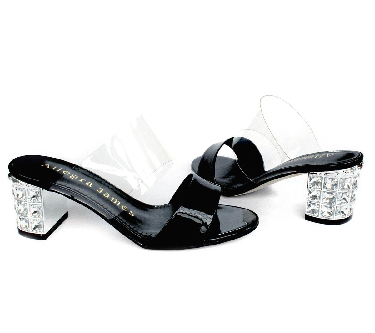 ANNE in black patent - Allegra James