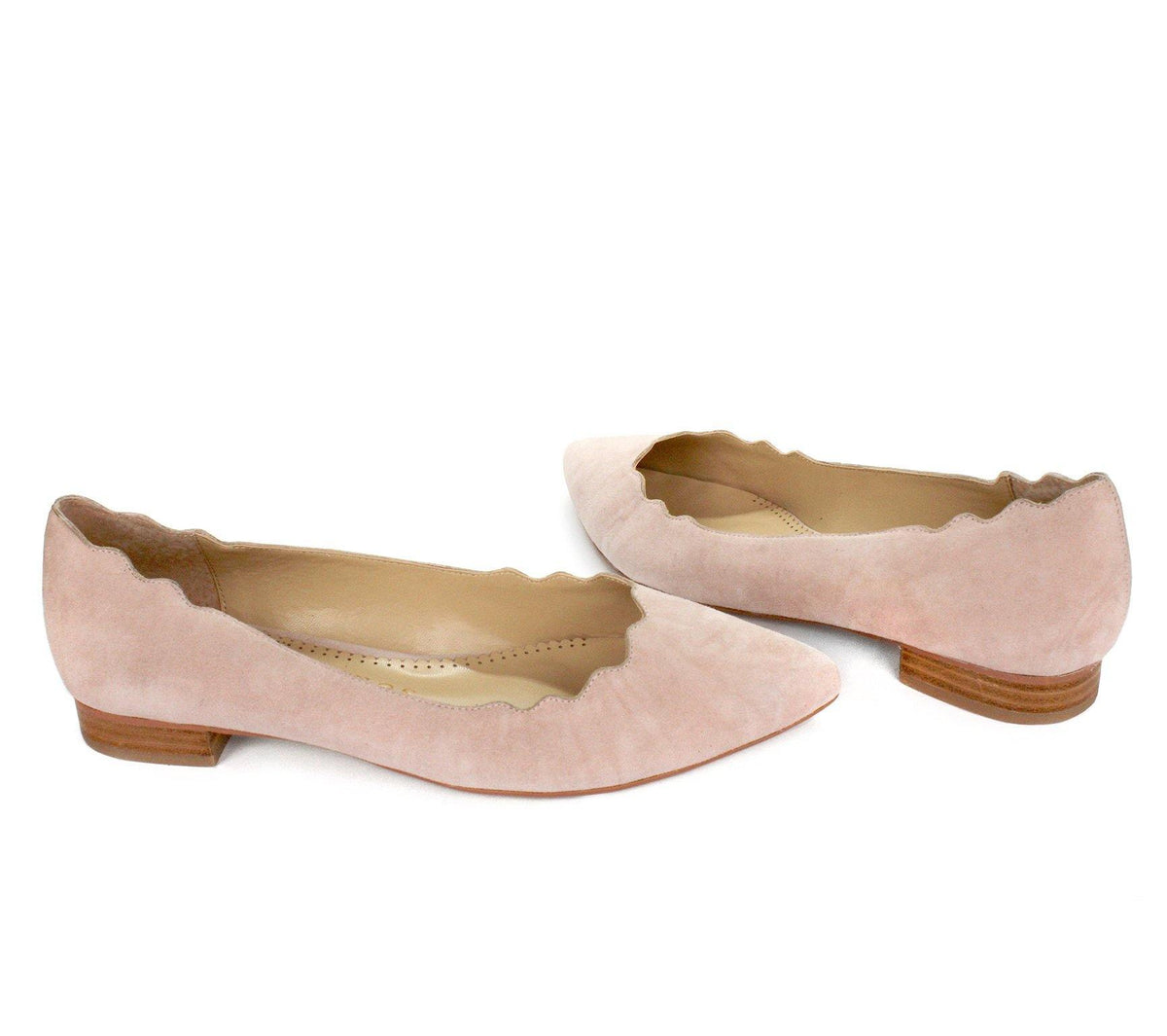 KAREN in nude suede - Allegra James