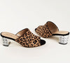 CINDY Mule in Leopard Hair Calf - Allegra James