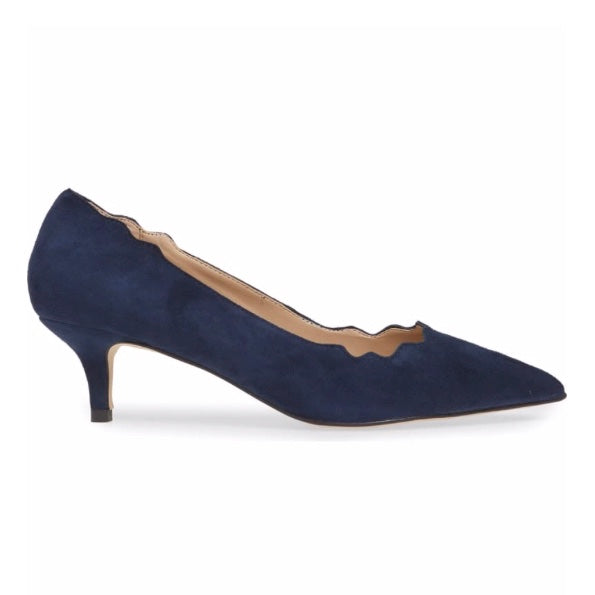 PEGGY in navy suede - Allegra James