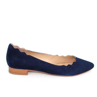 KAREN in navy suede - Allegra James