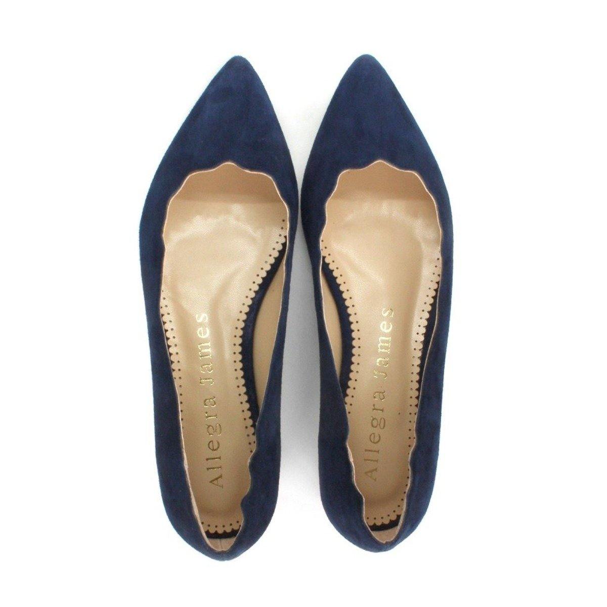 KAREN in navy suede - Allegra James