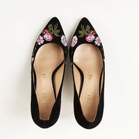 MANDY Pump in Black Suede - Allegra James