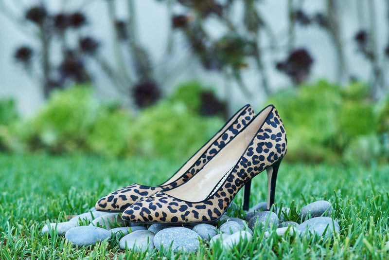 MANDY Pump in Leopard Hair Calf - Allegra James