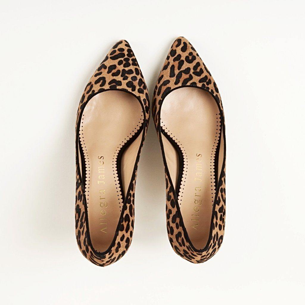 MANDY Pump in Leopard Hair Calf - Allegra James