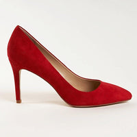 MANDY Pump in Red Suede - Allegra James