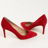 MANDY Pump in Red Suede - Allegra James